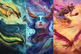 create concept art and illustration