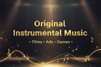 create original instrumental music for films, games and ads
