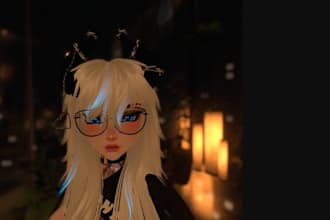 do custom vrc avatar, 3d furry model, nsfw, vr character, anime vrc avatar