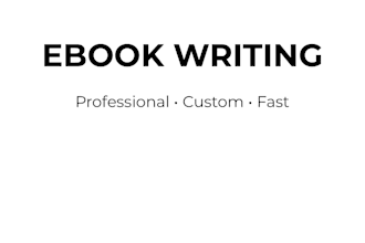 write a professional ebook or guide