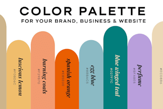 create custom color palette for your business