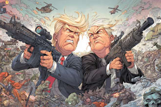 create political and editorial cartoons