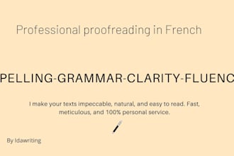 expert proofreading and editing to improve your content