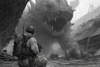 design military concept art , monsters and characters