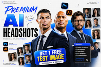 create professional ai headshots and ai portraits for business profiles