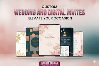 design invitation card mockup video etsy store management