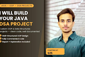 build oop and data structures projects in java