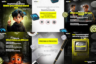 clean and engaging carousel designs for your brand