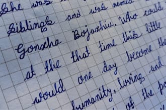 handwrite notes, letters and documents