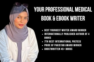write healthcare and wellness medical books as a pharmacist
