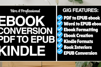 do ebook conversion from word to epub pdf mobi kindle ebook formatting paperback