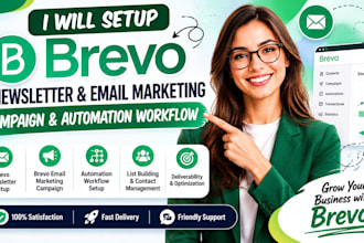 setup brevo newsletter brevo email marketing campaign brevo automation workflow