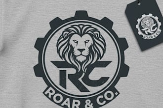 create a professional brandable t shirt logo