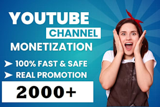 grow up 2000 youtube followers high quality service