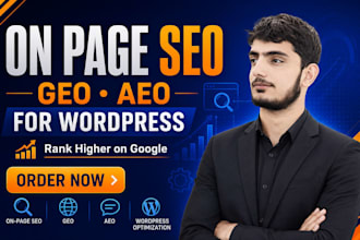 do on page seo geo aeo service for wordpress website