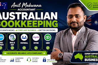 do australian bookkeeping, bas payroll in xero, myob and quickbooks