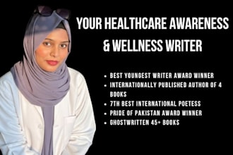 write SEO medical and healthcare blog articles as a pharmacist