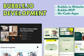 build bubble website, bubble io developer, bubble app, bubble mvp, bubble saas