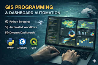 create interactive web gis dashboard and mobile application