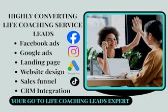 do life coach leads wellness coach lead generation business consultant leads