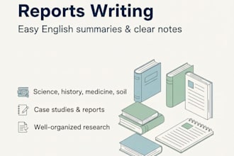 research your topic and write an easy to understand summary