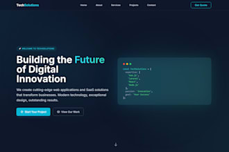 architect a premium business website using vue js and laravel