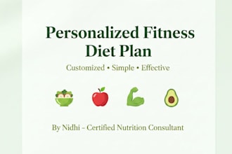 be your diet and nutrition coach