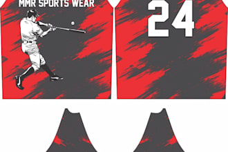 do custom sportswear design sublimation print ready files