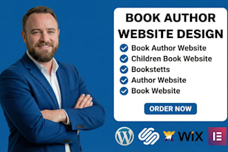 design author website, book author website, ebook website, ebook landing page
