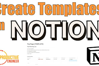 design a complete notion workspace setup for your workflow