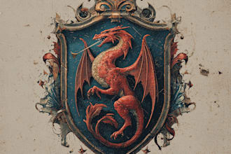 create a medieval, fantasy, gaming logo