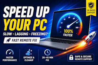 speed up and optimize your slow windows PC remotely