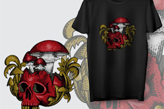 design vintage t shirt logo design