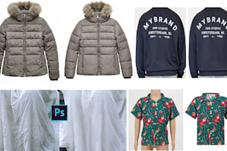 do clothing retouching, ghost mannequin, and wrinkle removal