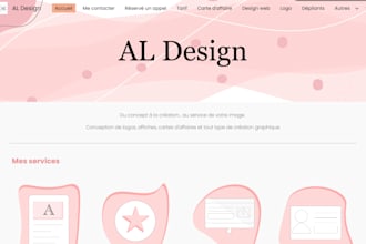 design a clean and modern website