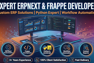 implement and customize erpnext and frappe apps for you buisness