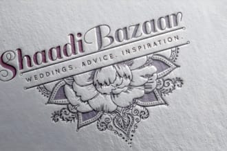 design an elegant wedding logo for monogram your event, invitation, or brand