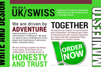 create unique manifestos with expert ghostwriting, design, and typography