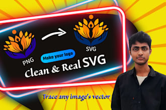 manually convert your png or jpg into a clean svg vector