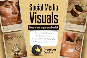 design instagram, facebook post and social media ad creative