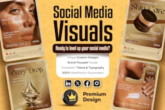 design instagram, facebook post and social media ad creative