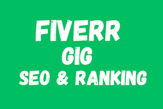 advertise gig to reach more audience and gig SEO to get sale