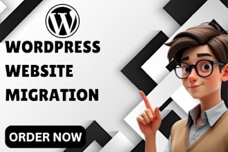 move, clone, backup wordpress website and site transfer in 24 hours