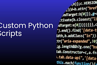 write your python script