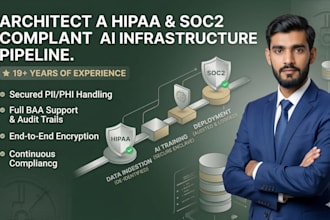 architect a hipaa and soc2 compliant ai infrastructure pipeline