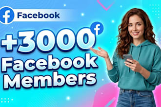 add 3,000 high quality members to your facebook group