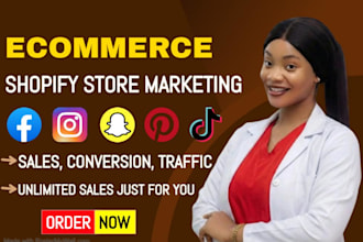 boost shopify sales dropshipping store ecommerce marketing or website promotion