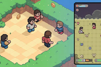 design and develop 2d 3d pc and mobile game in unity, godot or unreal engine