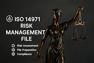 create iso 14971 risk management file, hazard analysis, medical device safety