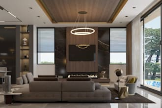 renovate 3d exist house, real estate ads video,luxury interior render, corona